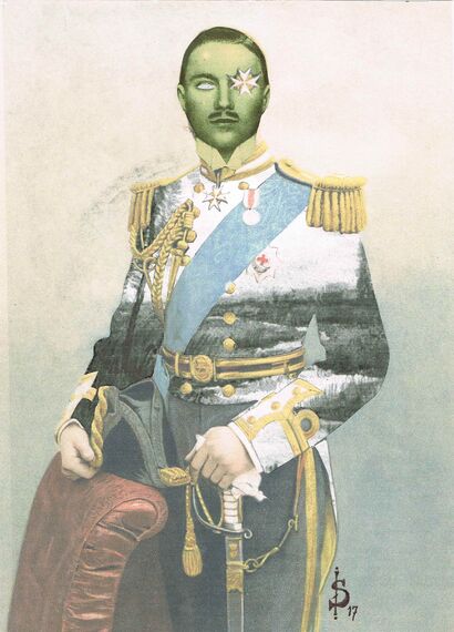 Herr Blau - a Paint Artowrk by Square Moon